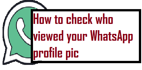 How to check who viewed your WhatsApp profile pic