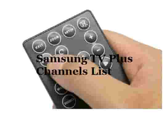 Samsung TV Plus Channels List