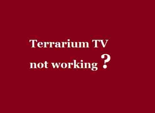 Terrarium TV not working How to Fix