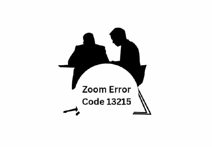 How to fix Zoom Error code 13215