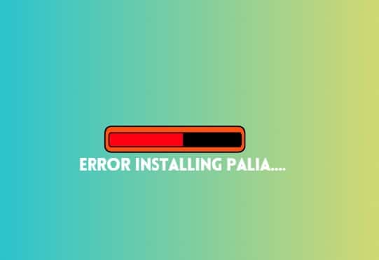 There Was an Error Installing Palia