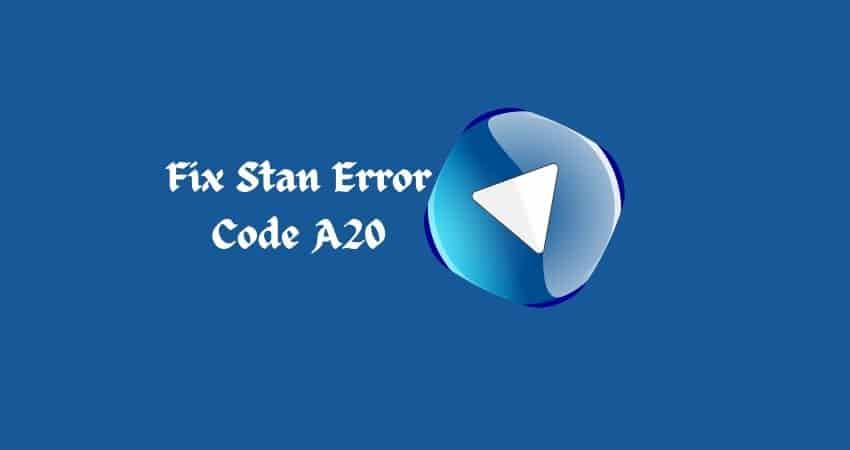 Fix Stan Error Code A20