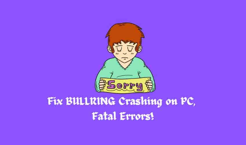 Fix BULLRING Crashing on PC, Fatal Errors, and Startup Issues