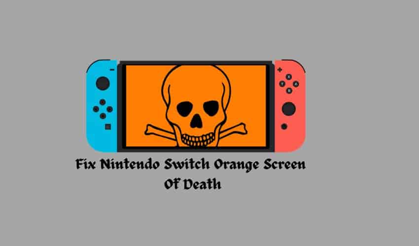Nintendo Switch Orange Screen  Of Death