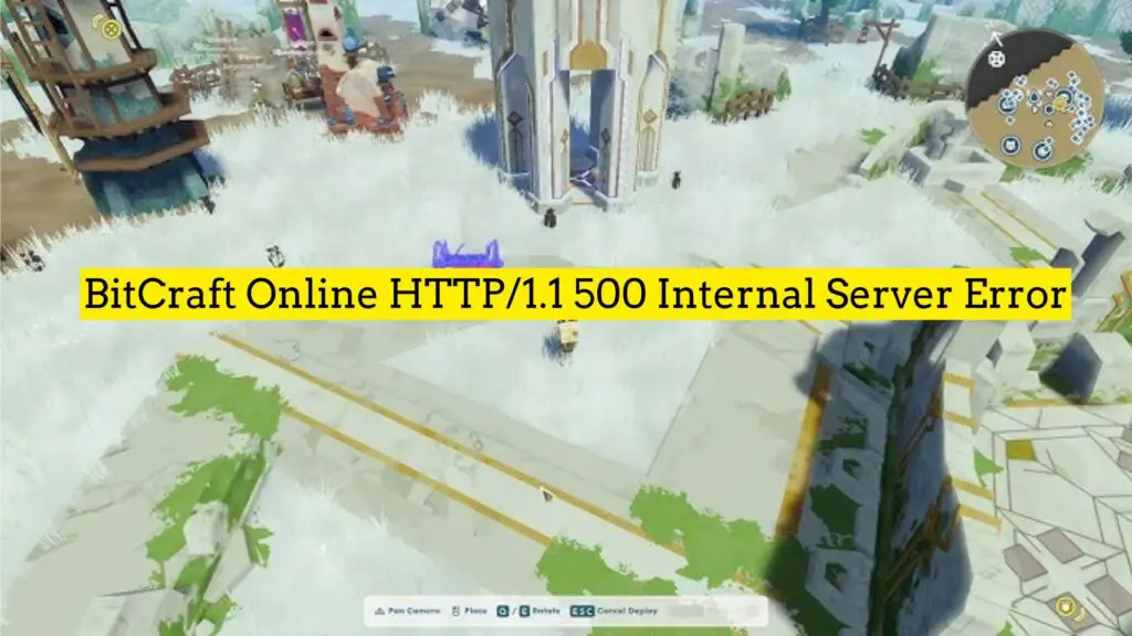 BitCraft Online HTTP1.1 500 Internal Server Error