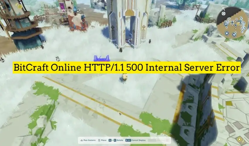 BitCraft Online HTTP1.1 500 Internal Server Error