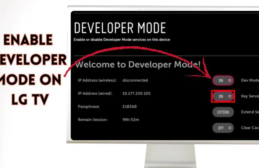 Enable Developer Mode on LG TV