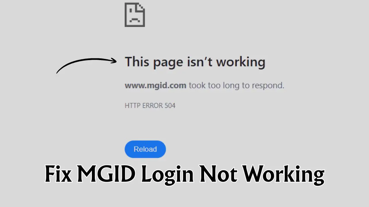 Fix MGID Login Not Working