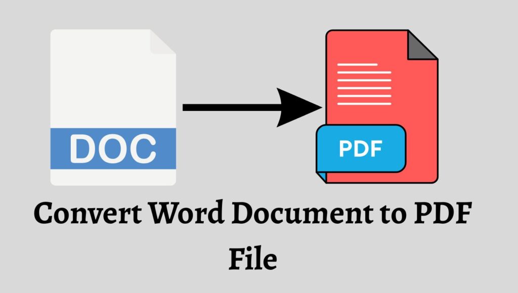 Convert Word Document to PDF