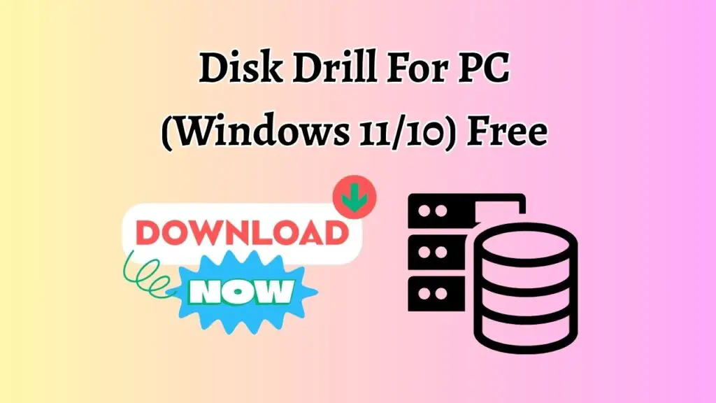Disk Drill For PC (Windows 1110) Free Data Recovery Software