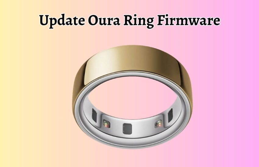 Update Oura Ring Firmware